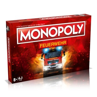 Monopoly - Feuerwehr Gesellschaftsspiel Brettspiel Spiel 