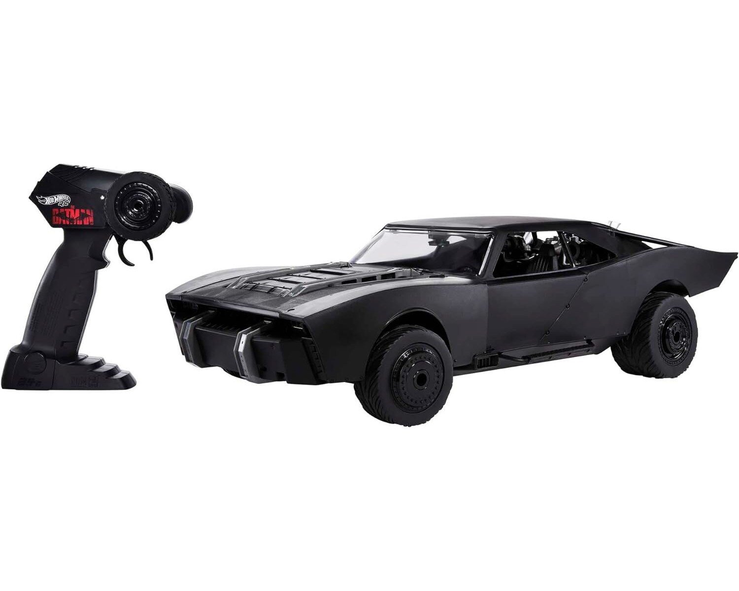 Hot Wheels - Ferngesteuertes Auto - DC The Batman Batmobil, ab 6 Jahren, Ma&szlig;stab 1:10 