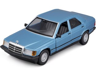 Bburago 18-21103 - Modellauto - Mercedes 190E ´87 (diamant blau, Maßstab 1:24) Modell Auto 