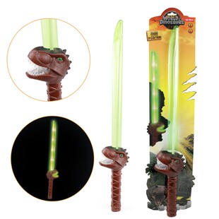 Toi-Toys - World of Dinosaurs Lichtschwert - T-REX Dinosaurier Dino Schwert Kinderspielzeug Spielzeugschwert 