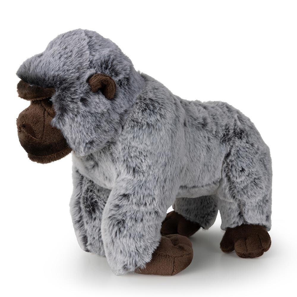 - ECO Plüschtier - Gorilla (25cm) lebensecht Kuscheltier Stofftier Plüschfigur
