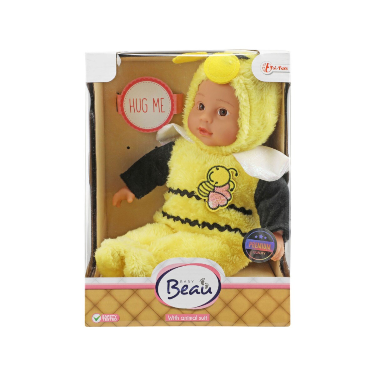 BEAU Kuschelpuppe Biene – Spielpuppe für Kinder, Tierkostüm