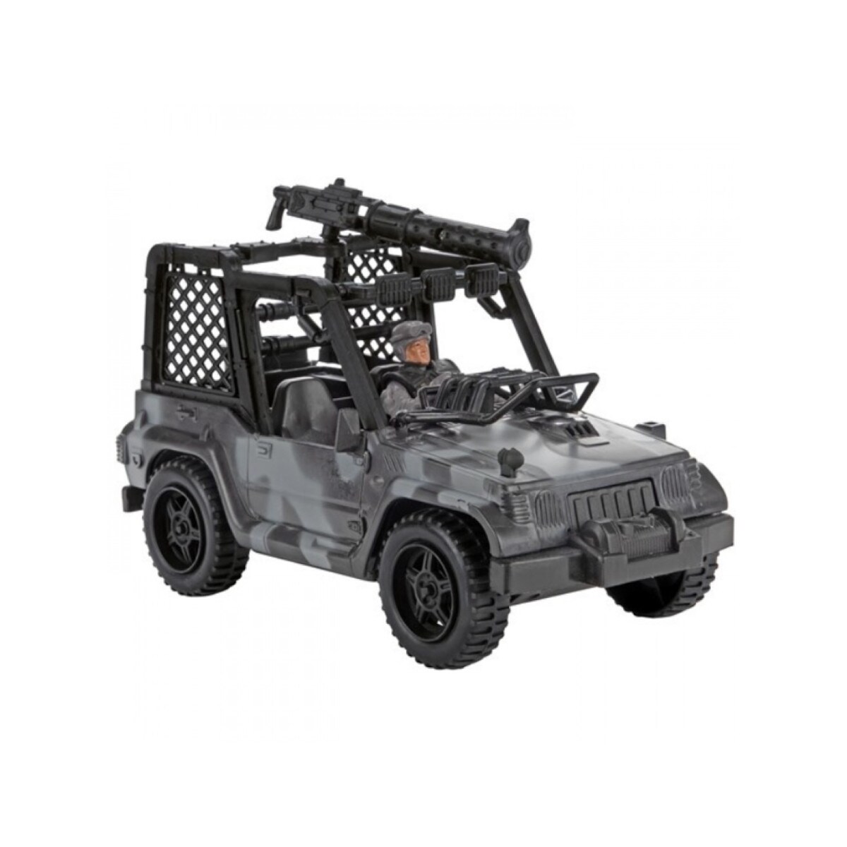 Toi-Toys ALFAFOX Jeep mit Milit&auml;rfigur &ndash; Spielset f&uuml;r Kinder, robustes Milit&auml;rfahrzeug, ab 3 Jahren 
