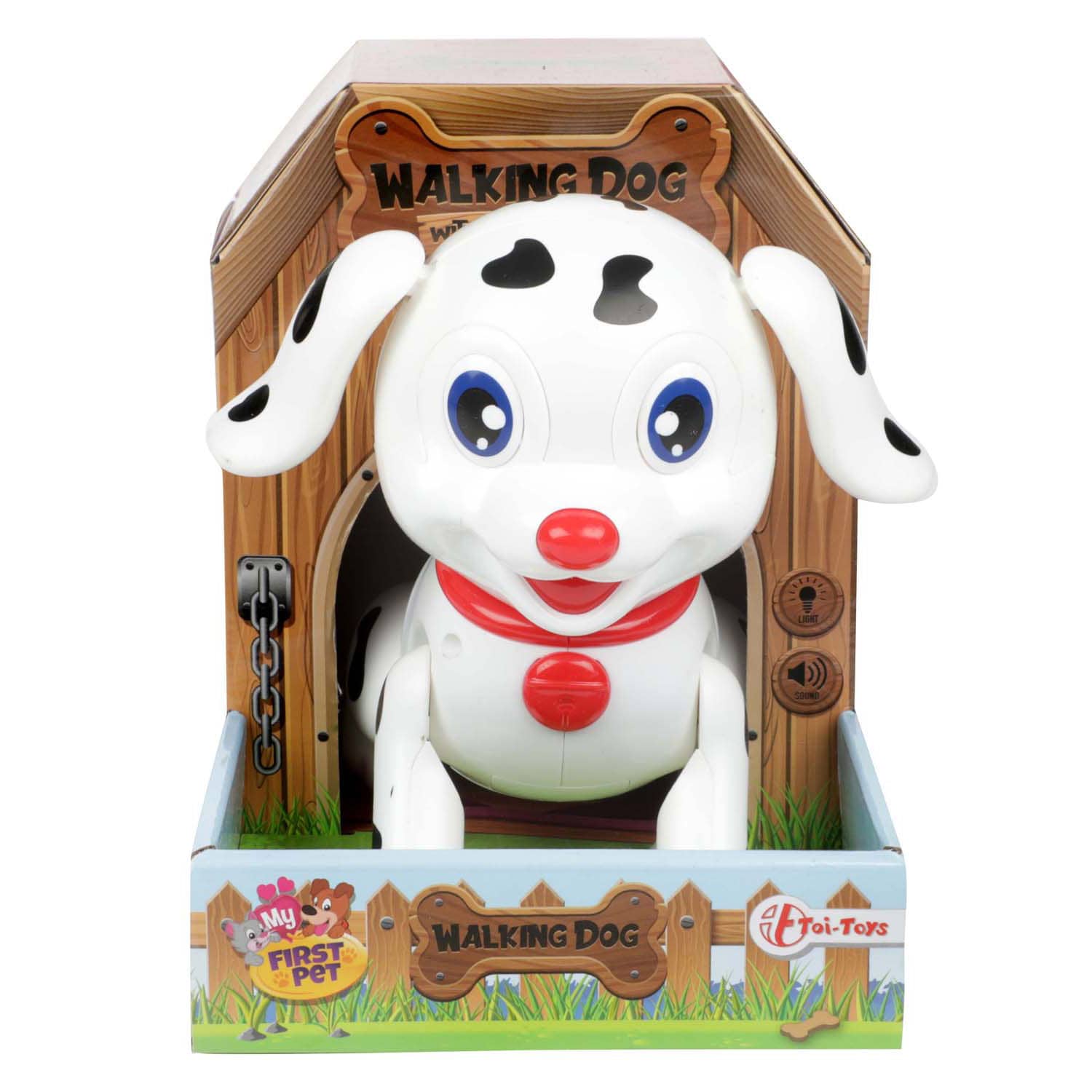 Toi-Toys 37153A MY FIRST PET Elektrischer Hund Jump interaktiv Licht Ton Spielzeug Kinder 