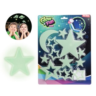 Toi-Toys - GLOW N FUN fluoreszierende Sterne shining Stars leuchtende 