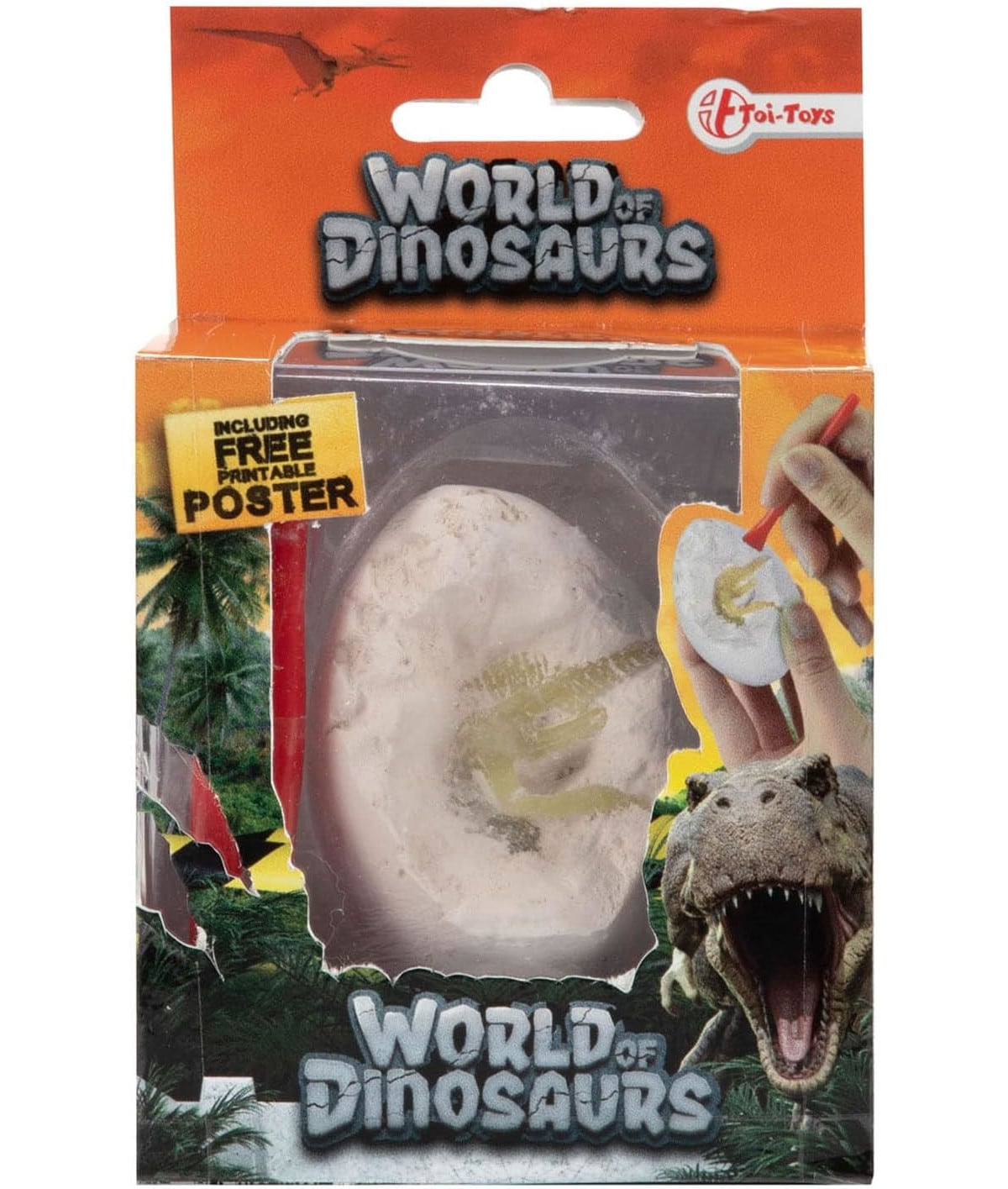 Toi-Toys - WORLD OF DINOSAURS Ausgrabungsset Dinosaurier Spielzeug 