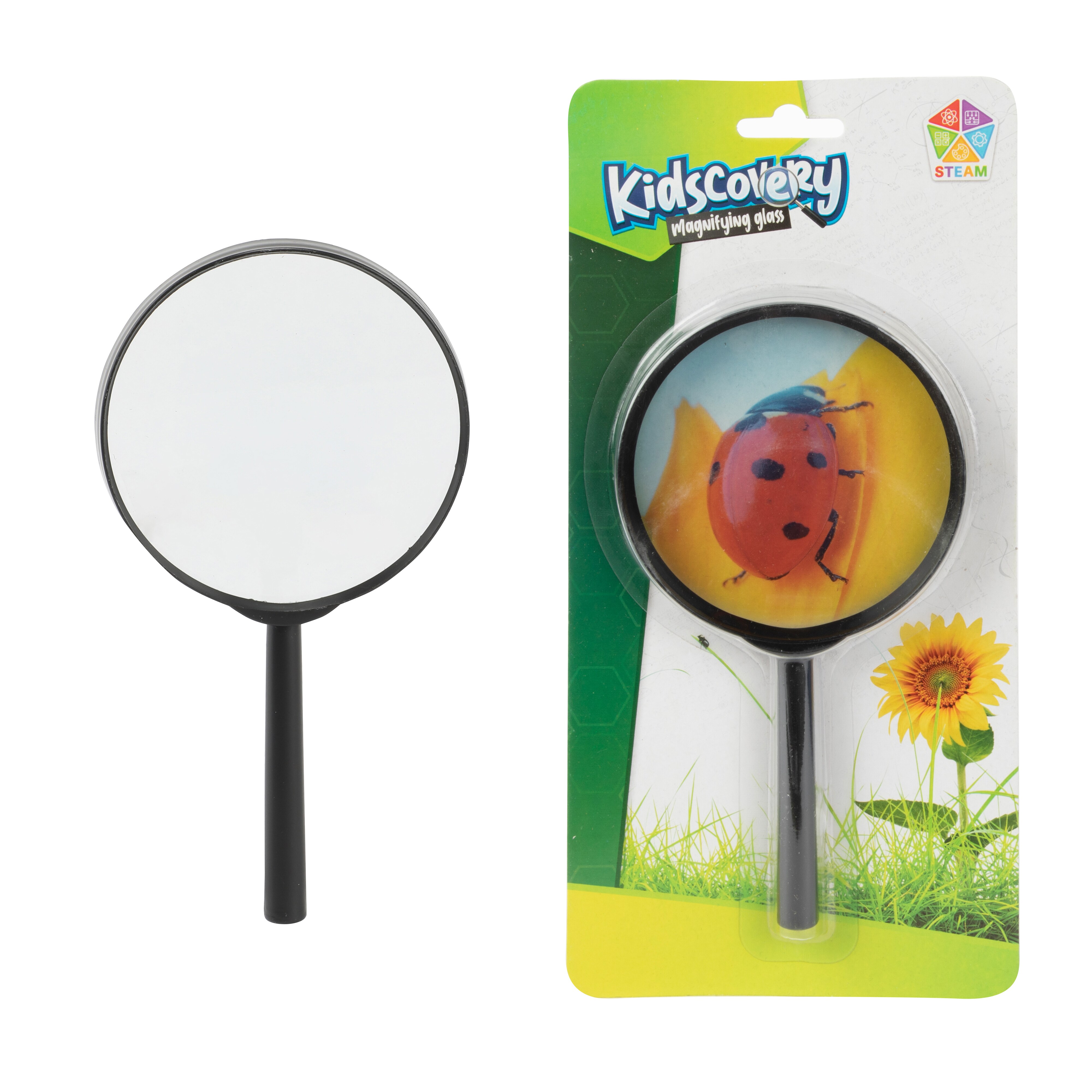 Toi-Toys - KIDSCOVERY - Lupe (9cm) Vergr&ouml;&szlig;erung Entdecker Kinderspielzeug 