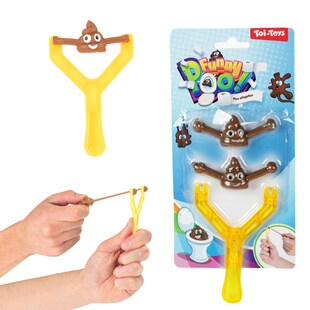 Toi-Toys 35726A - FUNNY POO Schleuder - Lächelnder Poop Kothaufen lustig Prank Spaß 