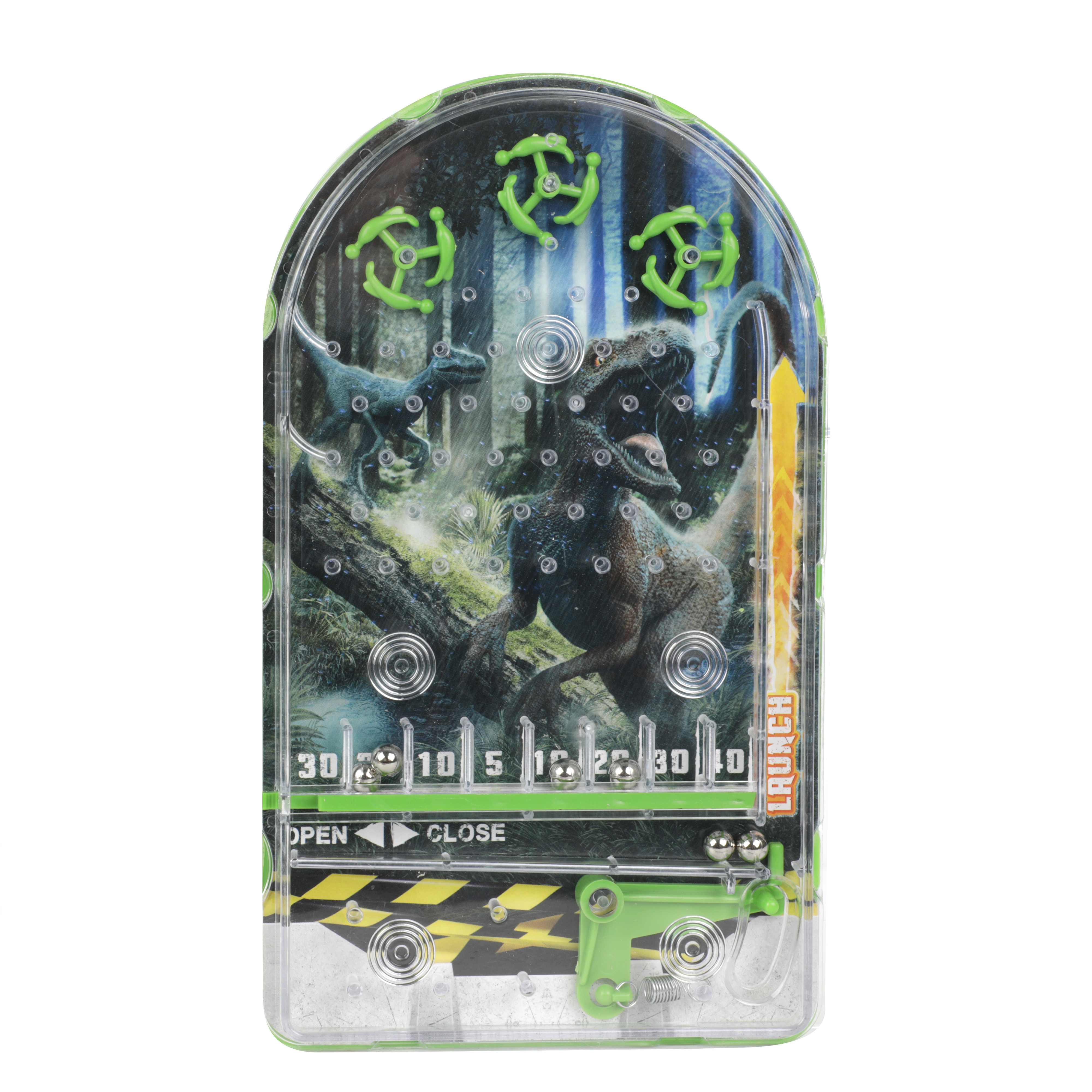 Toi-Toys 51155A - WORLD OF DINOSAURS Flipperautomat mit Dino-Design Dinosaurier 