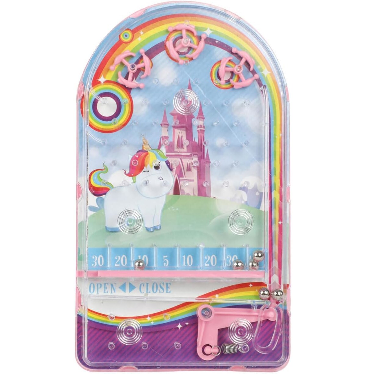 Toi-Toys 51155B DREAM HORSE Flipperautomat Einhorn-Motiv Spielautomat Kinder ab 6 Jahre 