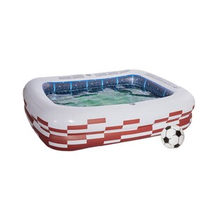 Happy People - Planschbecken - Family Pool Stadion (200x150x50cm) Fußballstadion Fußball WM EM 