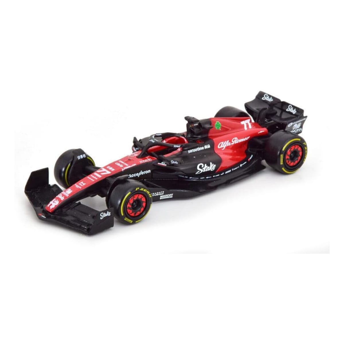 Bburago 18-38085B - Modellauto - F1 Alfa Romeo C43 '23 #77 Bottas (Ma&szlig;stab 1:43) Formel 1 