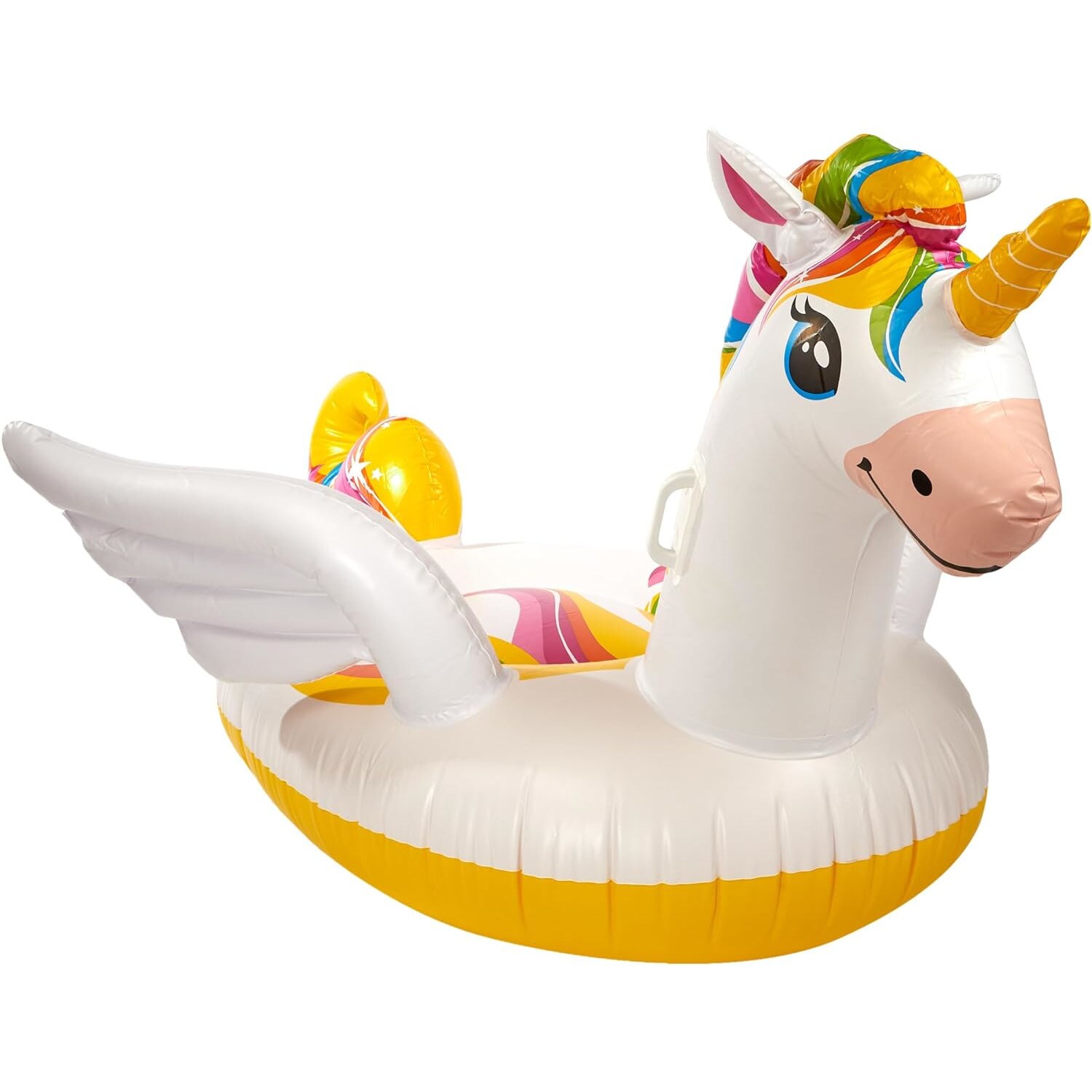 INTEX 57561NP - Schwimmtier - zauberhaftes Einhorn (198x140x102cm) Ride-On Floater 