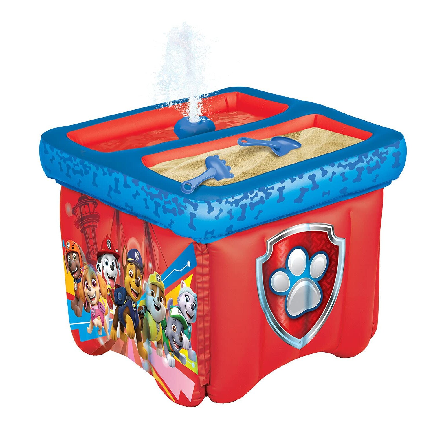 Spin Master 603841 - Paw Patrol - aufblasbarer Sand- & Wasserspieltisch 