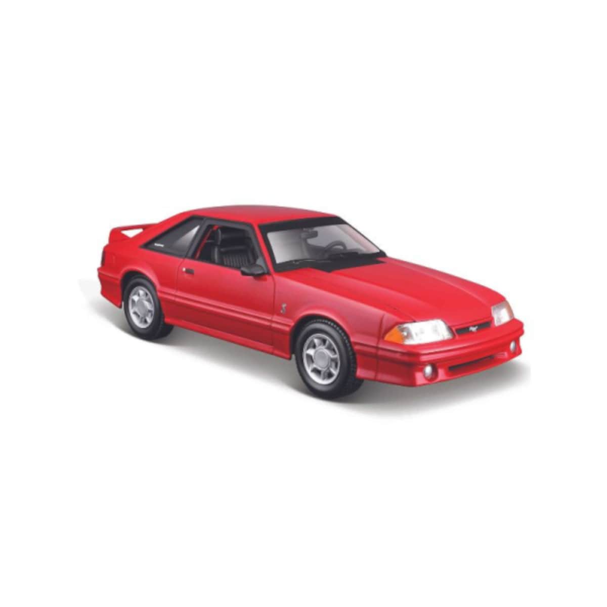 Maisto 32906 - Modellauto - Ford Mustang SVT Cobra '93 (rot, Ma&szlig;stab 1:24) Modell Auto Spielzeugauto 