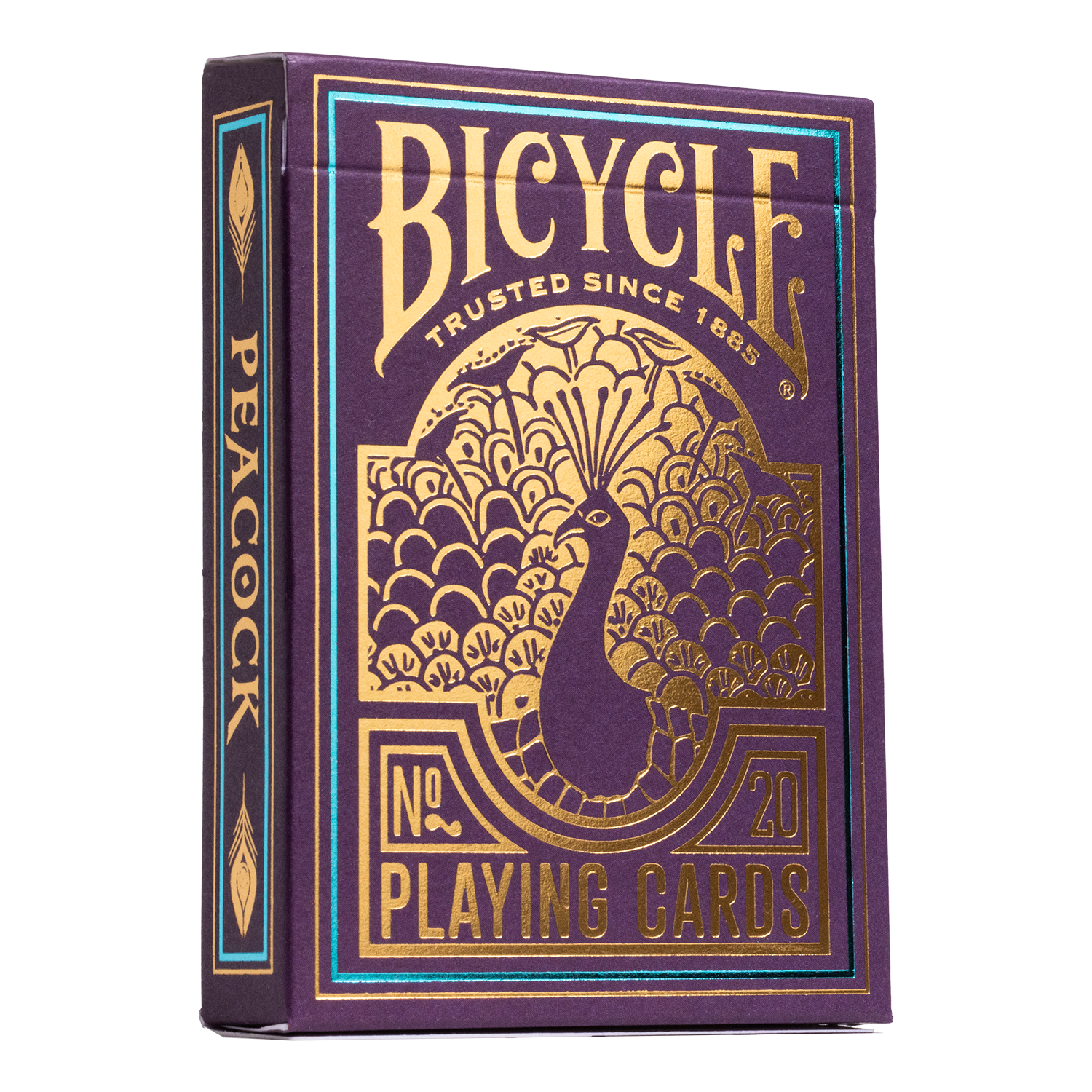 Bicycle&reg; Kartendeck - Purple Peacock Kartenspiel Spielkarten Pokerkarten Single Deck 