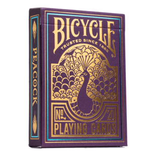 Bicycle® Kartendeck - Purple Peacock Kartenspiel Spielkarten PokerkartenSingle Deck 
