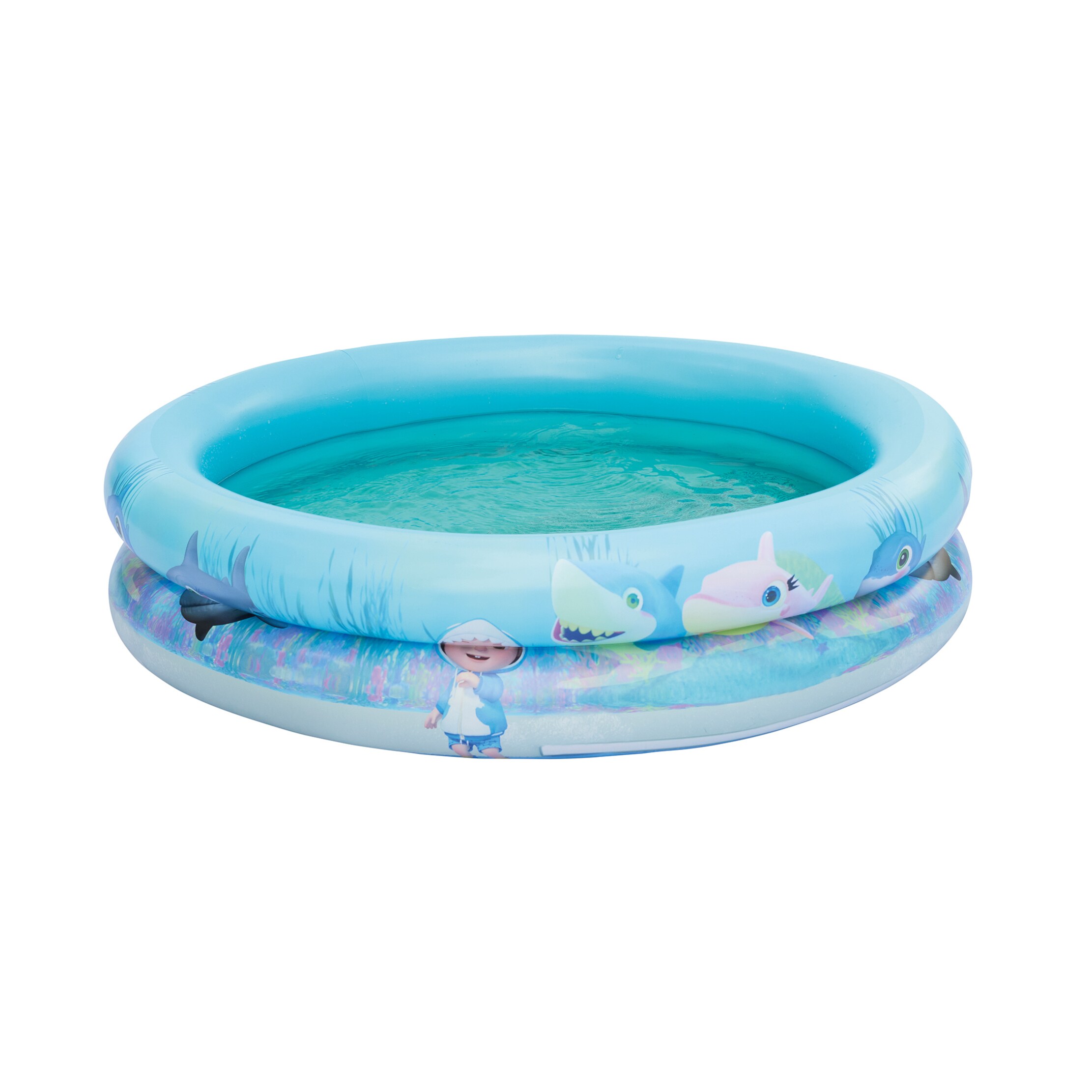 Happy People - Planschbecken - Cocomelon 2-Ring-Pool (100x23cm) Babypool Kinder planschen 
