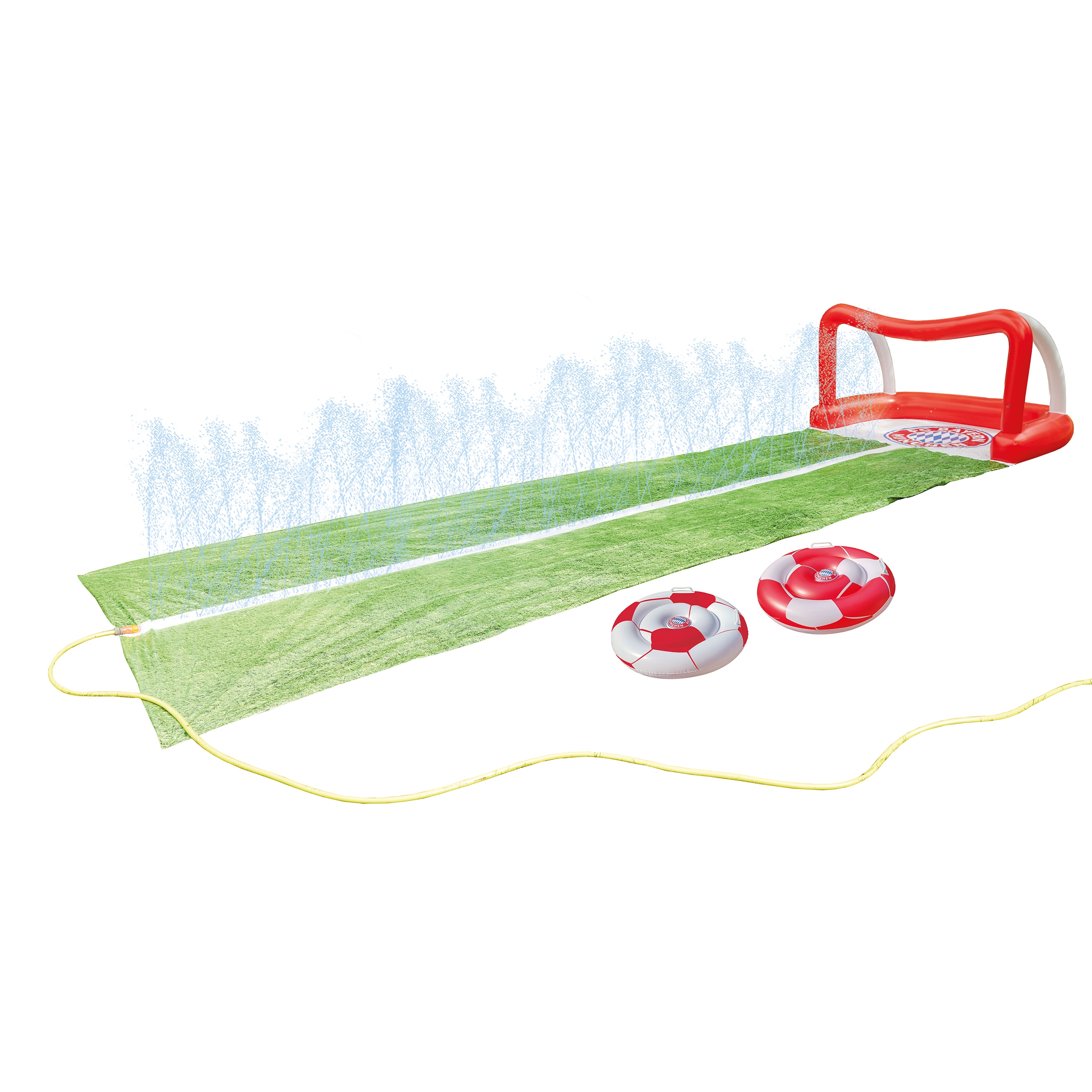 Happy People - Wasserrutsche - FC Bayern M&uuml;nchen (650x180cm) mit 2 Boards 