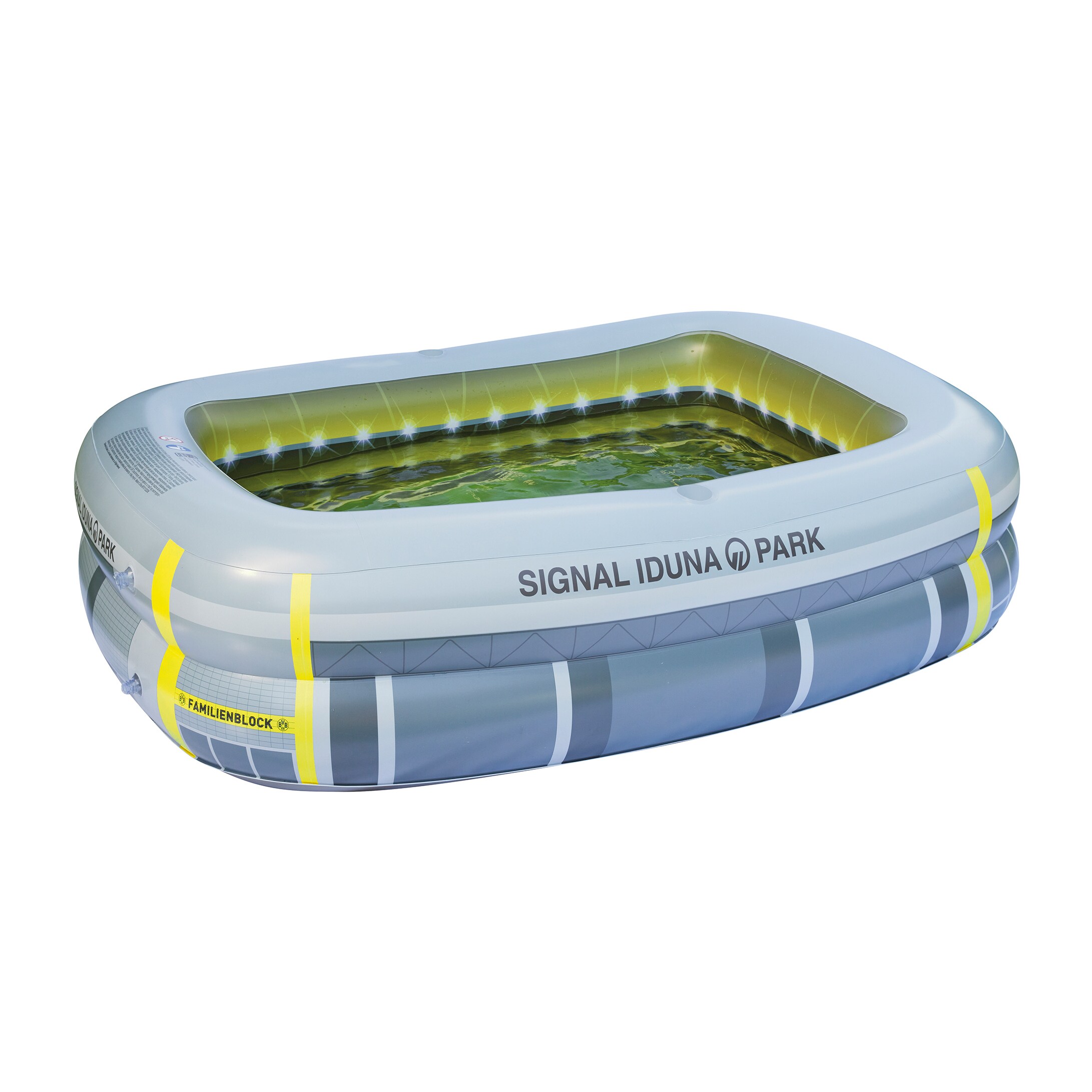 Happy People - Family Pool - BVB Borussia Dortmund (200x150x50cm) Planschbecken Signal Iduna Park 