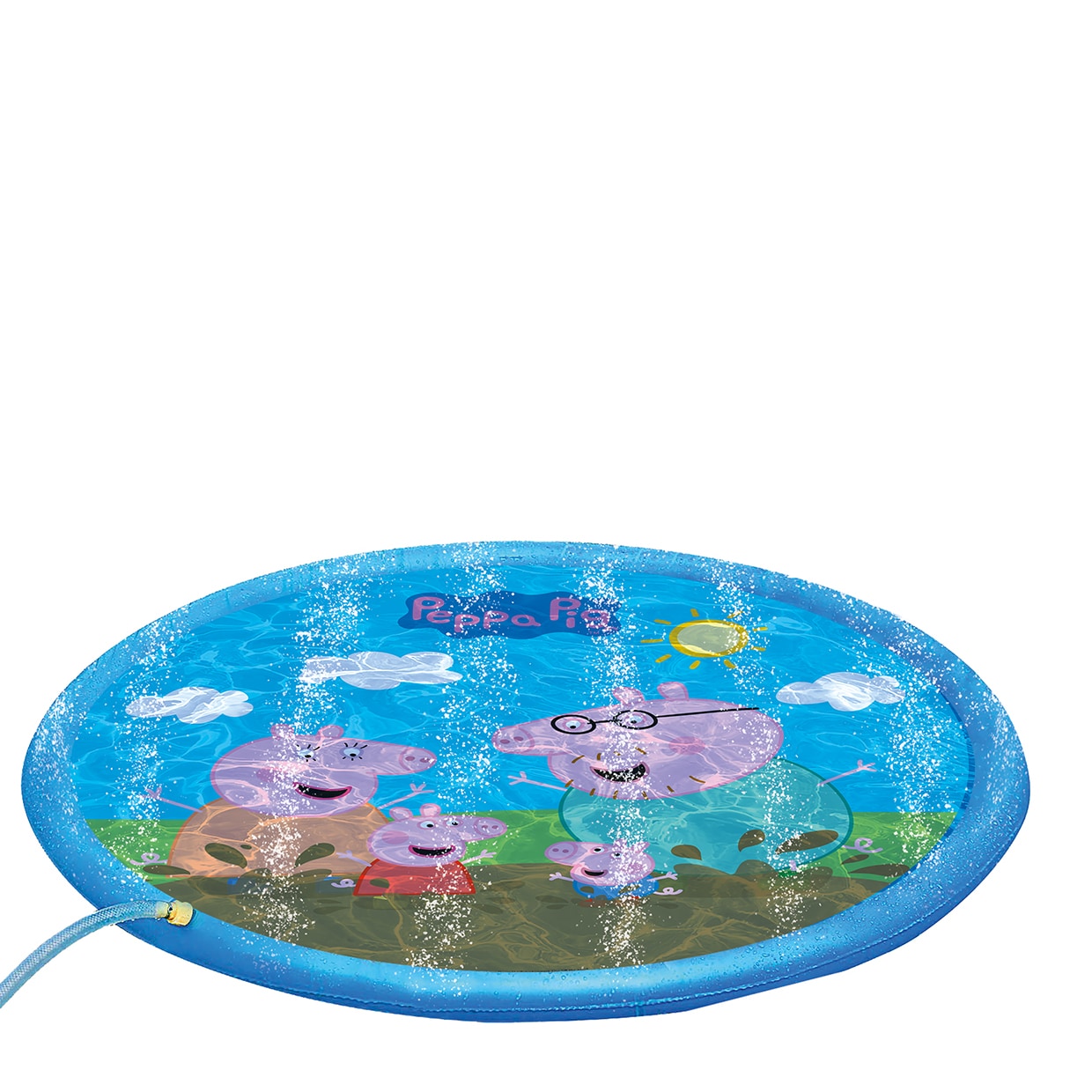Happy People - Sprinklermatte - Peppa Wutz (&Oslash; 150 cm) Wassersprenkler Kinder Badespa&szlig; 