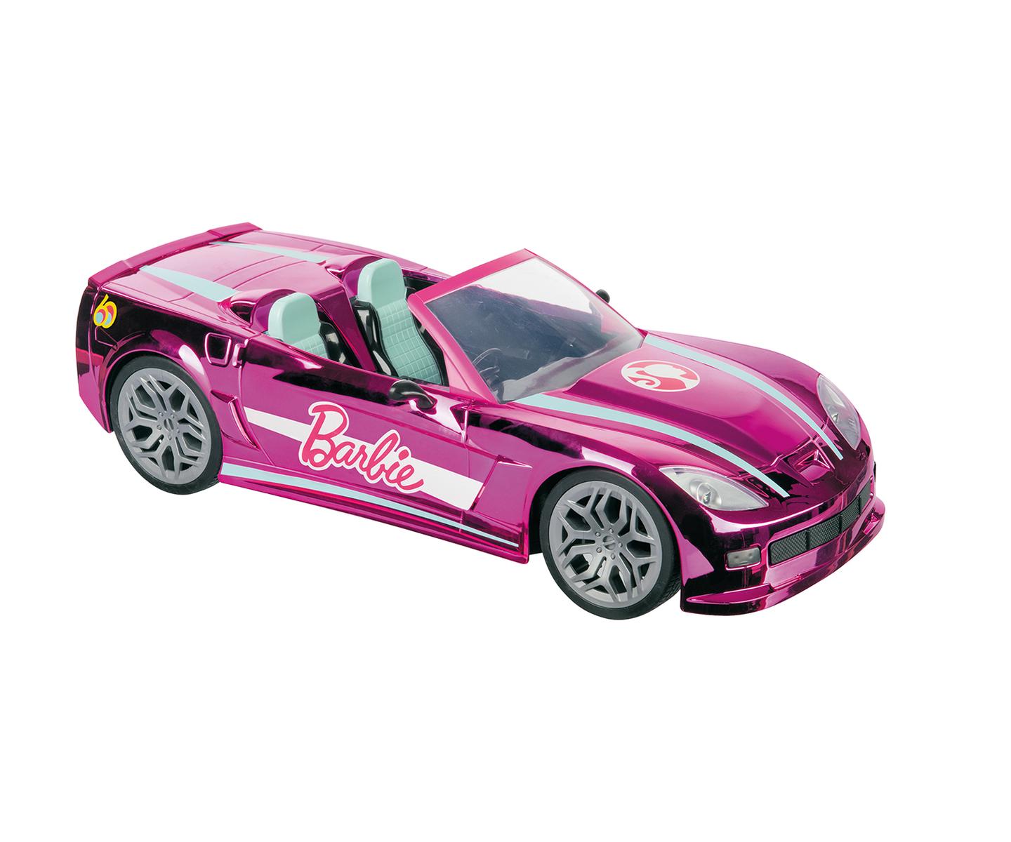 Happy People - Ferngesteurtes Auto - Barbie Dream Car (40 cm) mit Licht, kompatibel mit Barbie 