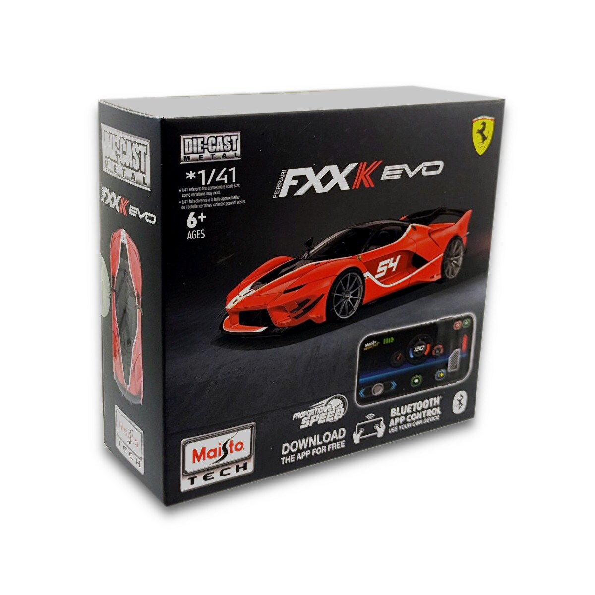 Maisto Tech 82650 - Ferngesteuertes Auto - Ferrari FXX K EVO (11cm, Ma&szlig;stab 1:41) 