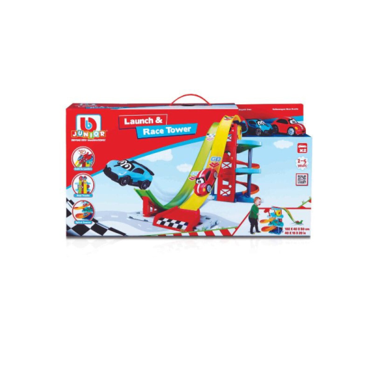 16-88604 - Spielset - Launch & Race Tower (inkl. 2 Fahrzeugen VW+Bugatti)