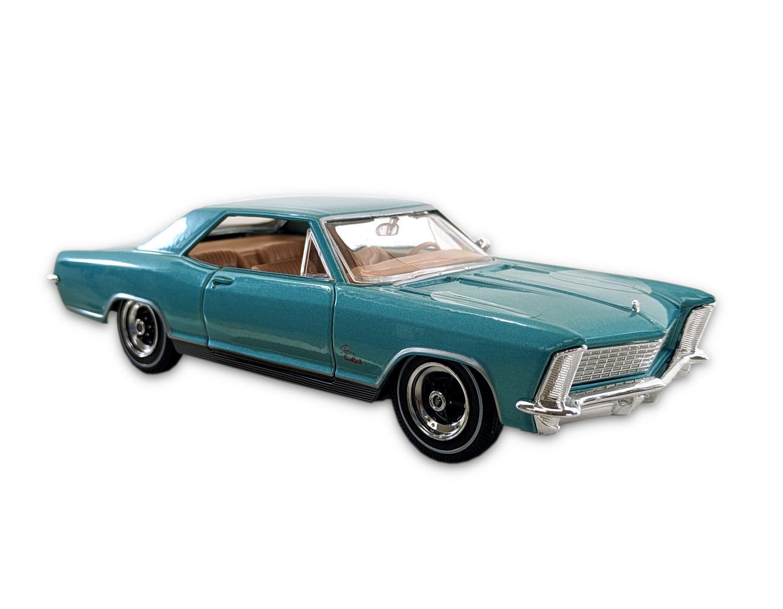Maisto 31214 - Modellauto - Buick Riviera (metallic blau, Ma&szlig;stab 1:26) 