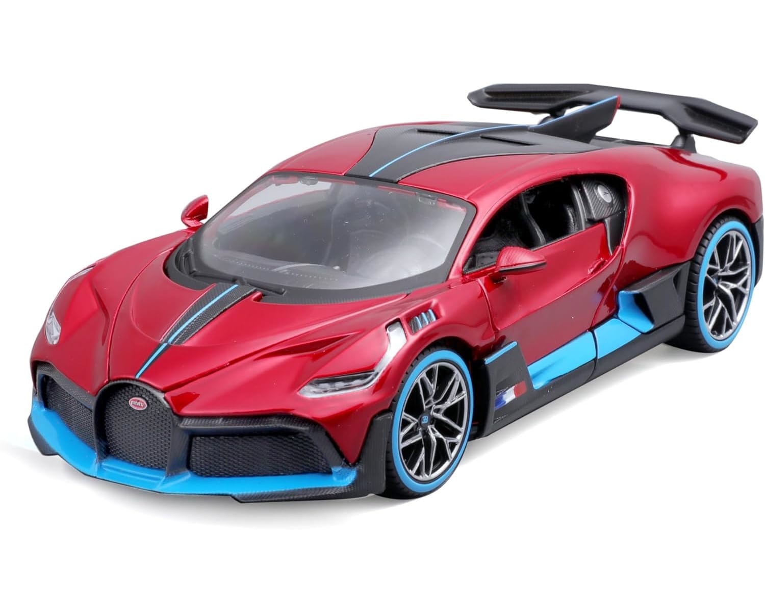Maisto 31526 - Modellauto - Bugatti Divo (rot, Ma&szlig;stab 1:24) Modell Auto Spielzeugauto 