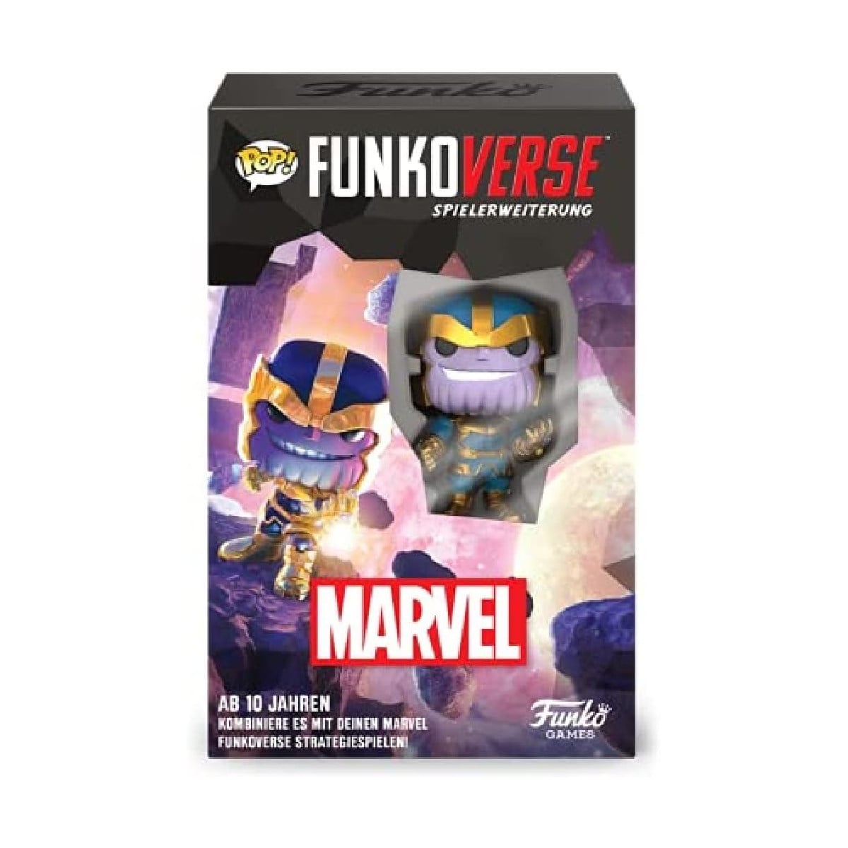 Funko - Strategie-Spiel - Funkoverse Marvel (Spielerweiterung) Addon Erweiterung Brettspiel Thanos 