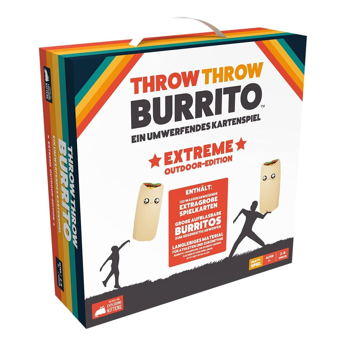 EXKD0020 - Partyspiel - Throw Throw Burrito (Extreme Outdoor-Edition)