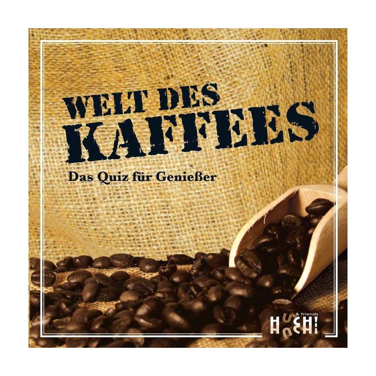 Huch! - Quizspiel - Welt des Kaffees Gesellschaftsspiel Familienspiel Spiel Kaffee Quiz Wissensspiel 