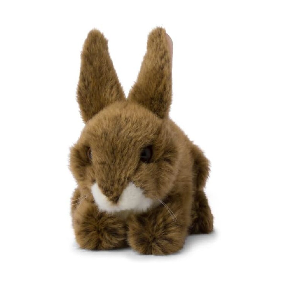 - Plüschtier - Feldhase (19cm, liegend) Hase lebensecht Kuscheltier Stofftier Rabbit