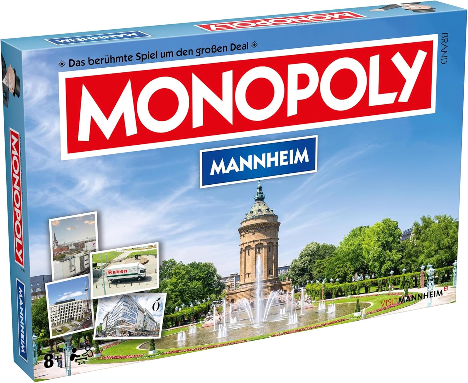 Monopoly - Mannheim Brettspiel Gesellschaftsspiel Spiel Cityedition Stadtedition 