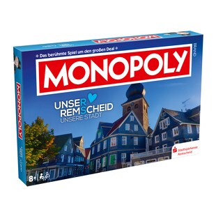 Monopoly - Remscheid Brettspiel Gesellschaftsspiel Spiel Cityedition Stadtedition 