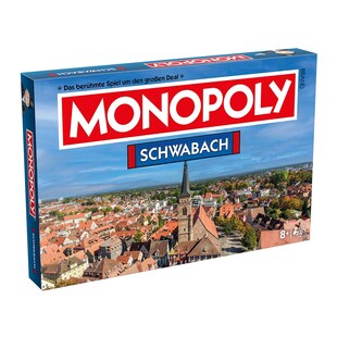 Monopoly - Schwabach Brettspiel Gesellschaftsspiel Spiel Cityedition Stadtedition 