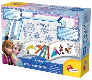 Lisicani 47833 - Frozen Zeichenschule Malset Schreibtafeln zeichnen malen kreativ Zeichenset 
