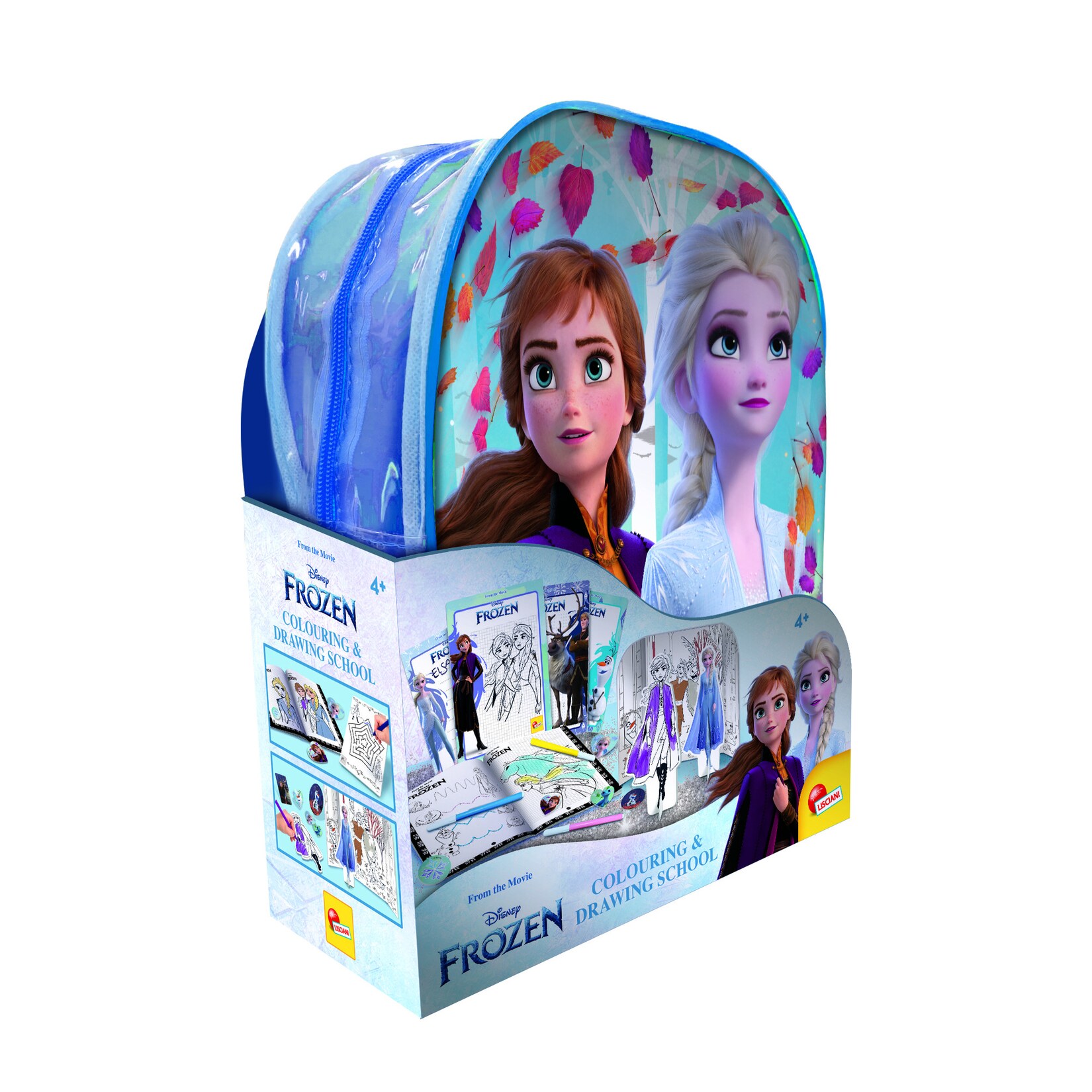 92925 - Frozen Mal- und Zeichenschule mit Rucksack Malbuch malen zeichnen Kinder