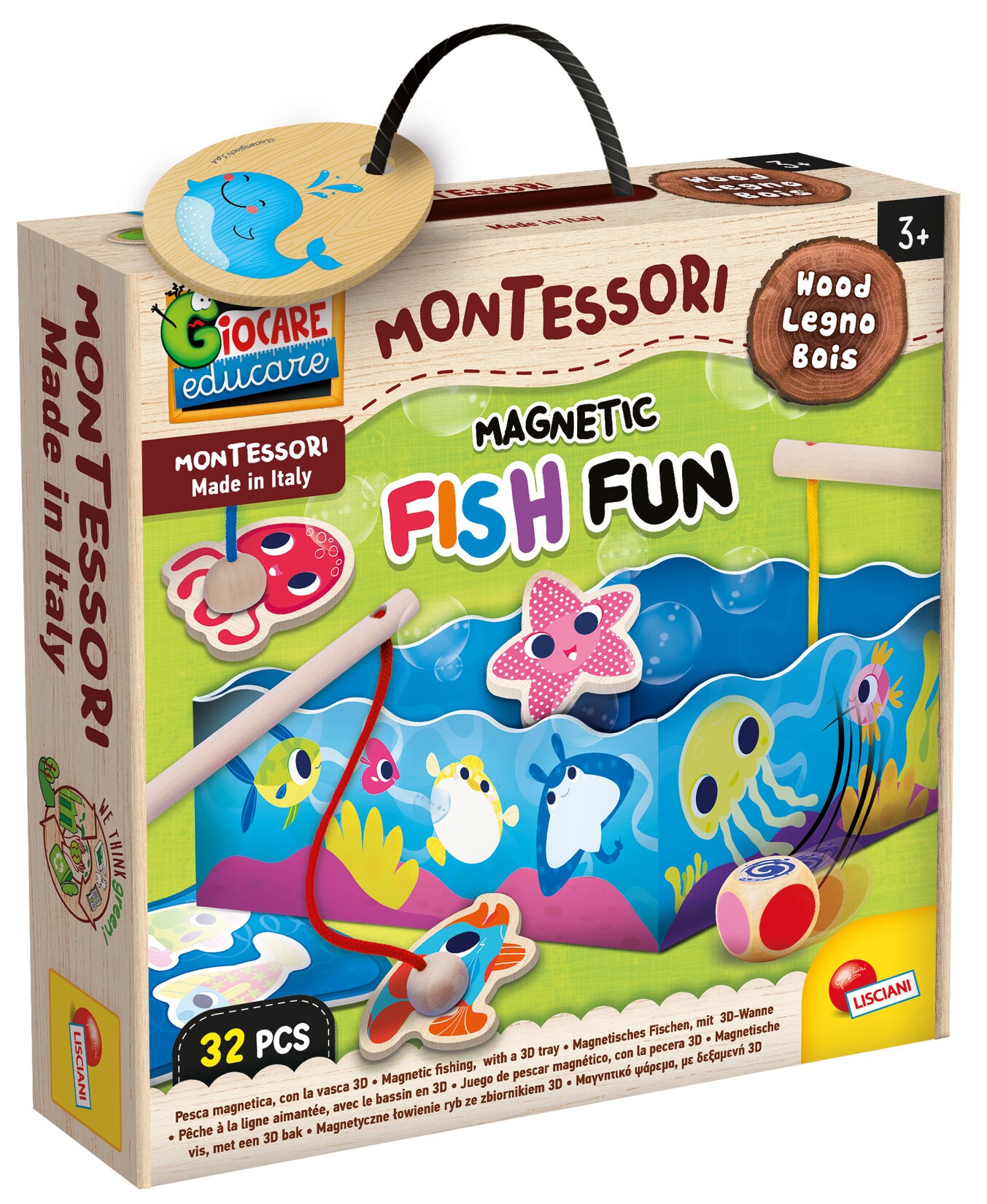 98354 - Montessori - Magnetic Fish Fun Magnetfischen Lernspiel Motorik Geschicklichkeit