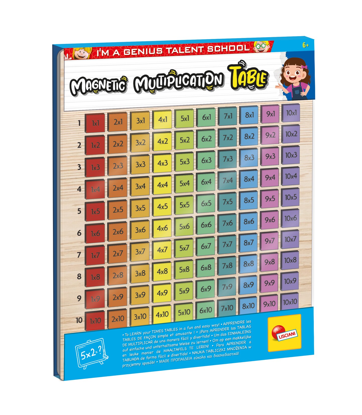 EX105502 - Magnetische Multiplikations Tafel rechnen Grundschule Einmaleins Mathe Kinder