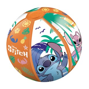 Happy People - Disney Stitch - Strandball (Ø 50cm) Wasserball Spielball Ball Kinder Badespaß 