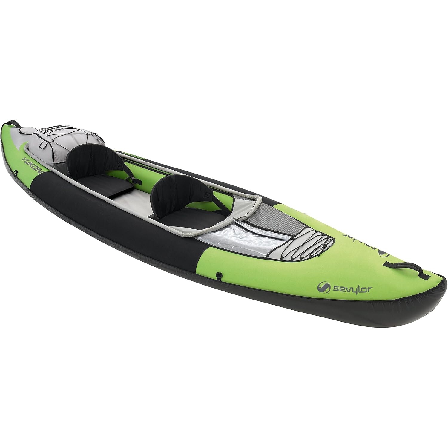 - Kajak - Yukon KCC380 (grün/schwarz, 382x98cm) für 2 Personen