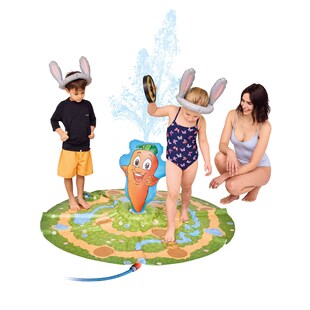 Happy People 16694 - Lotti Karotti Sprinklermatte - Das erfrischende Hasenrennen (151x60cm) 