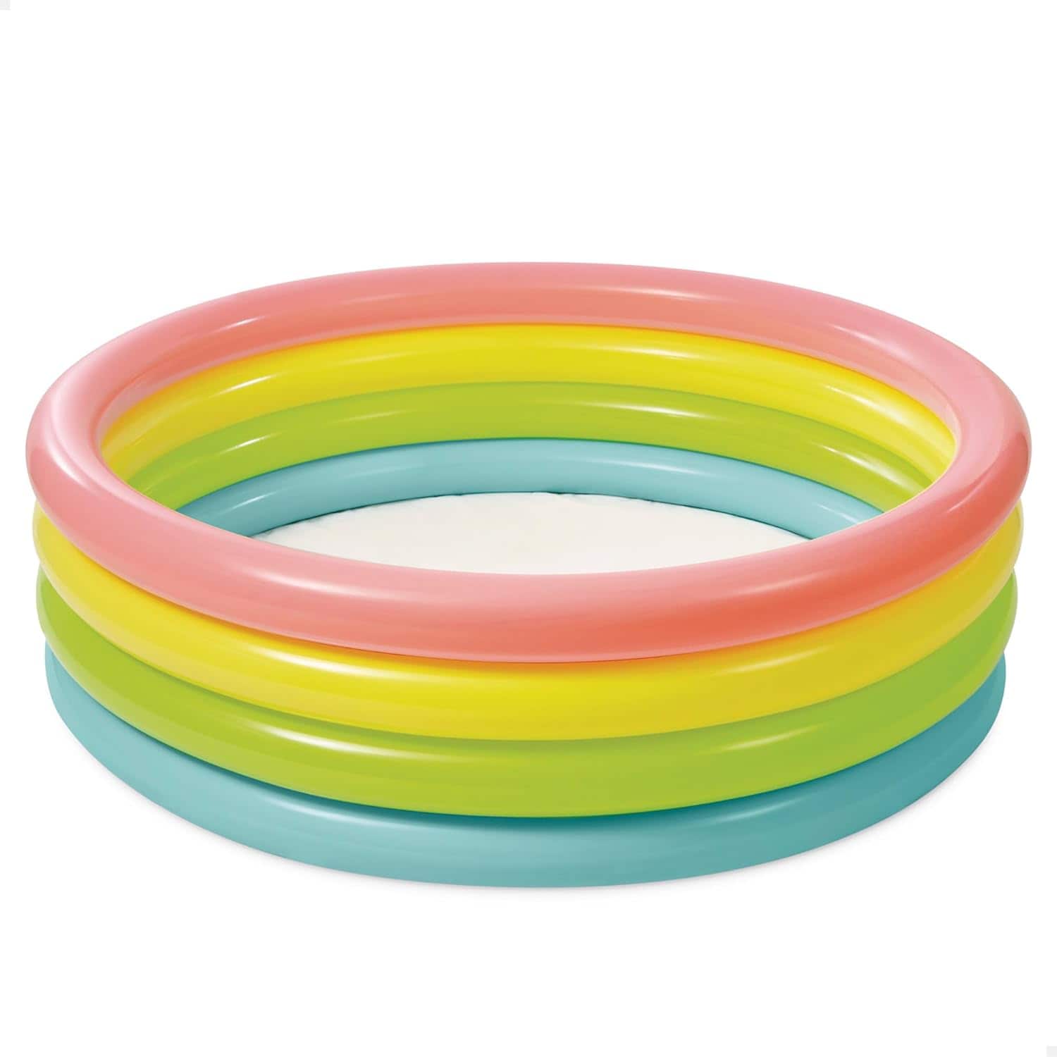 INTEX 56441NP - Planschbecken - Sunset Glow Baby Pool, 4-Ring (168x46cm) Babypool 