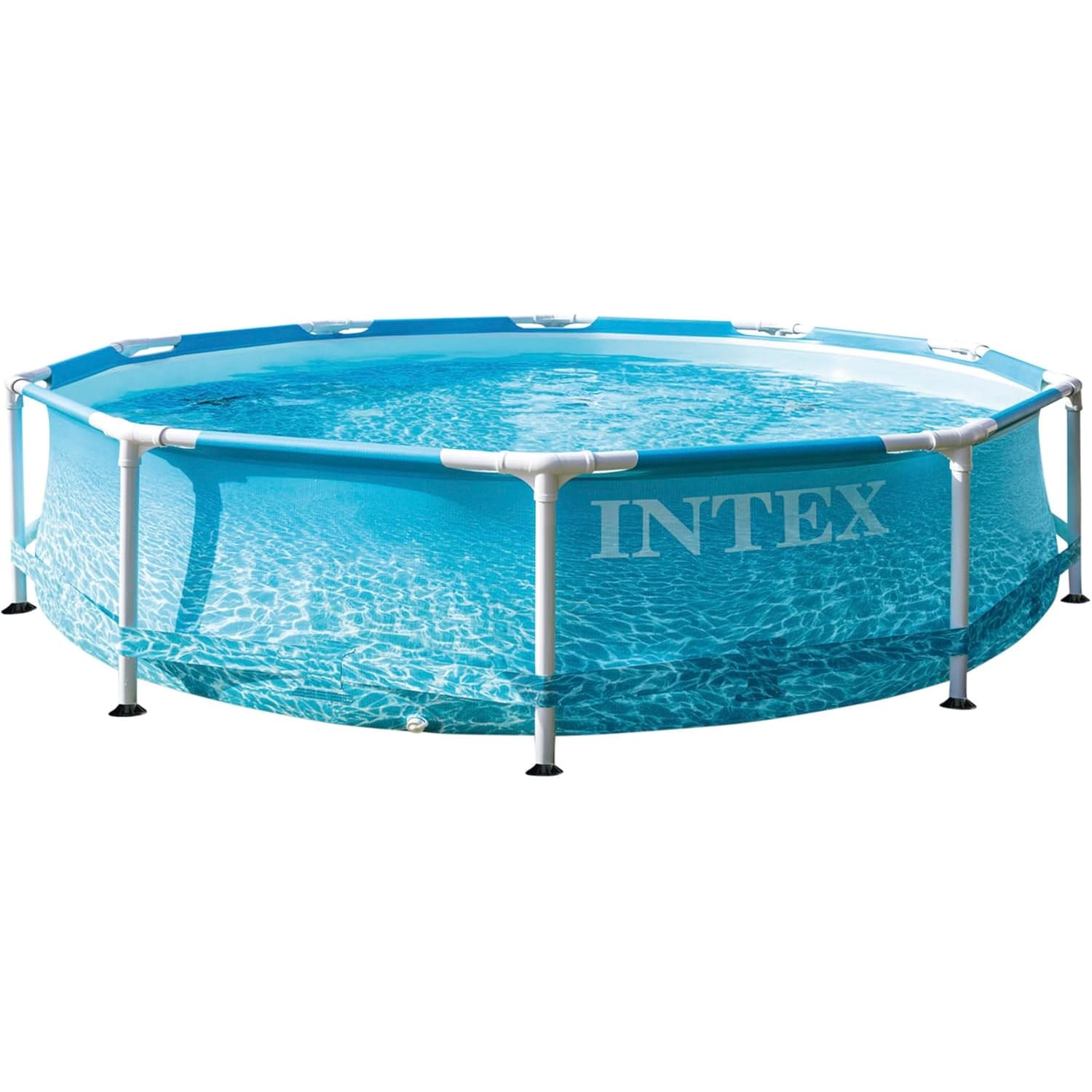 INTEX 28206NP - Frame Pool - Beachside (305x76cm) Framepool Gartenpool Aufstellpool 