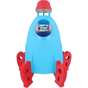 Sunflex 00561 - Space Rocket - Wassersprenkler (blau, drehend) Rasensprenger Kinder 
