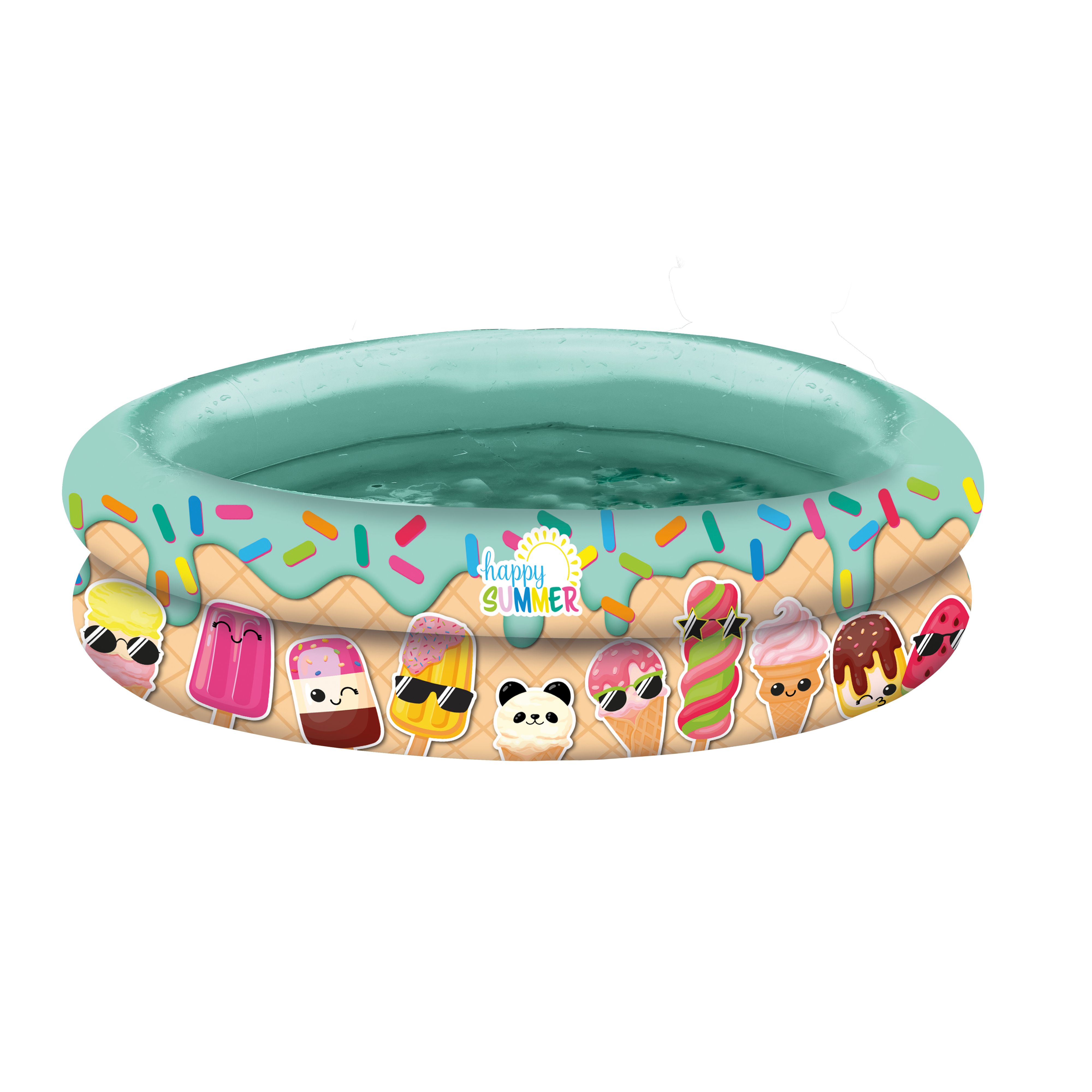 Happy People - Planschbecken Happy Summer Babypool (74x18 cm) Pool planschen Sun Kinder Sommer 