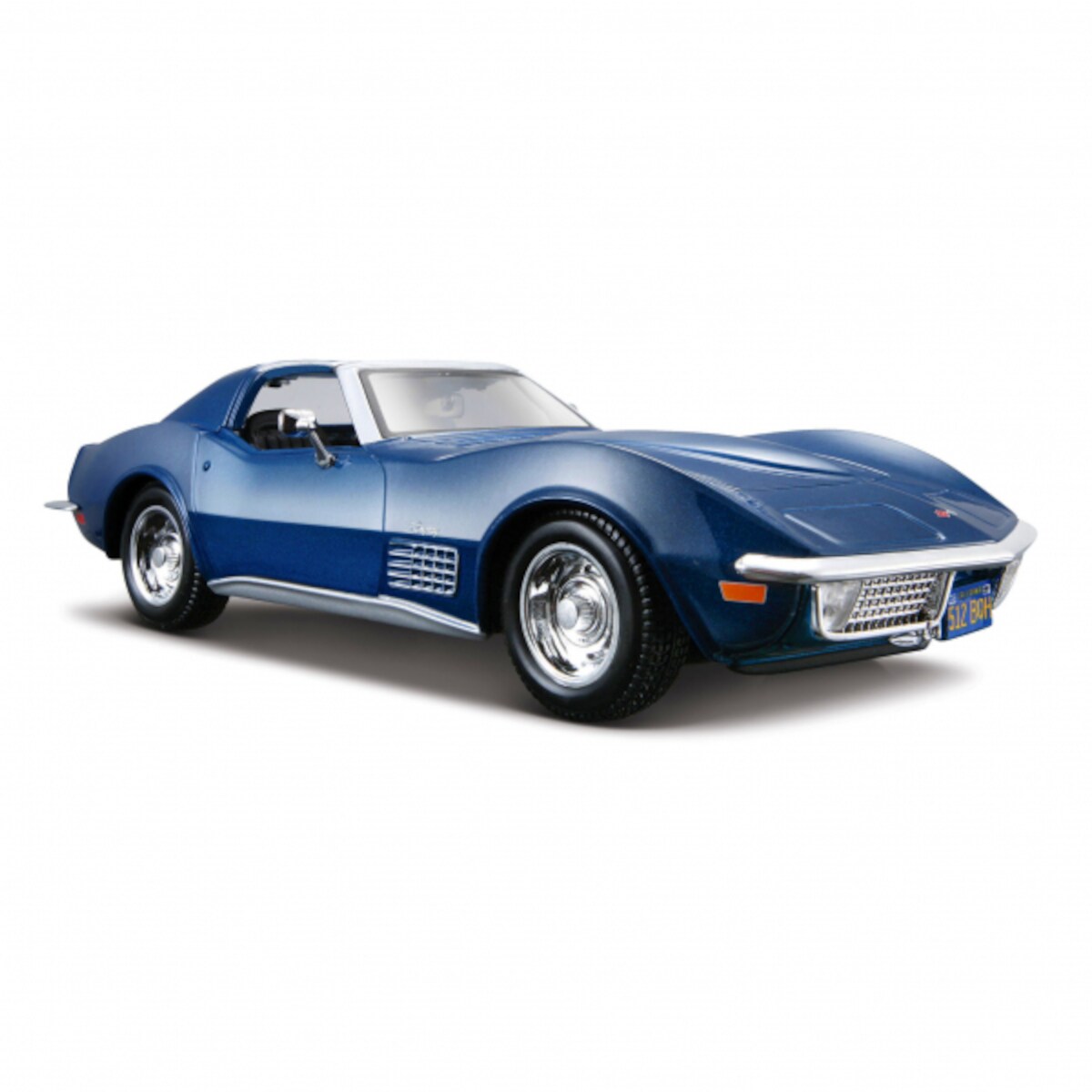 Maisto 31202 - Modellauto - Chevrolet Corvette 70 (blau, Ma&szlig;stab 1:24) 