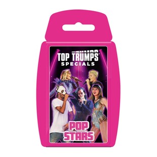 Top Trumps - Popstars Kartenspiel Trumpfspiel Musikstars Vergleichsspiel 